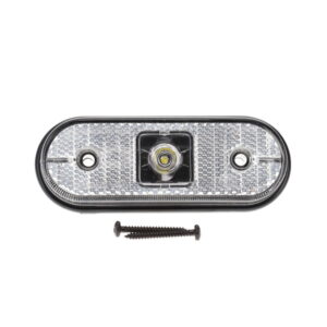 LENS UNIPOINT 1 LED FPL (SCREW LENS) + SCREWS IN BAG - 24V
