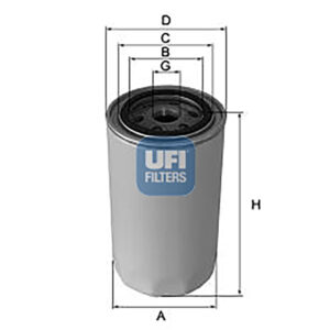 UFI OIL FILTER 23 180 00