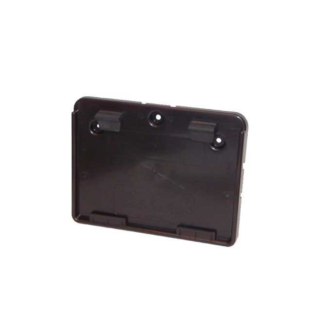 Thermoplastic number plate holder
