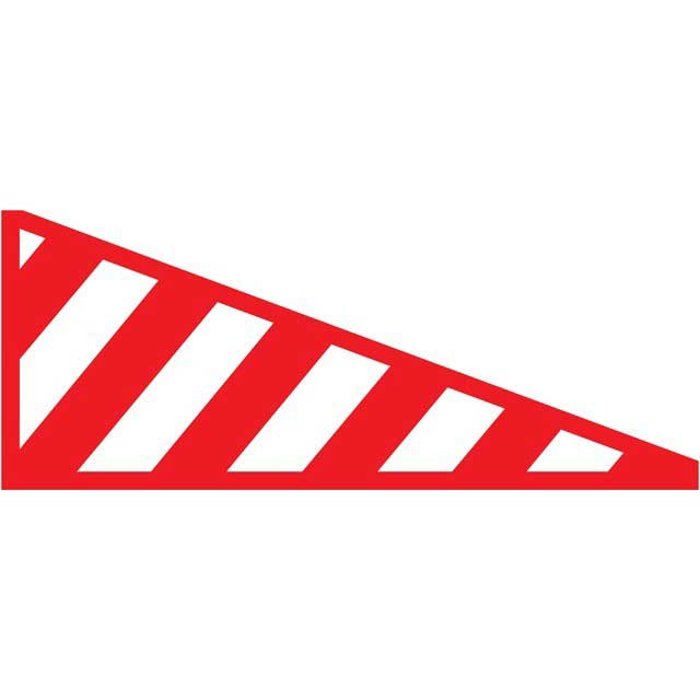 Abnormal Load Side Projection Marker Board - LH Passenger Side