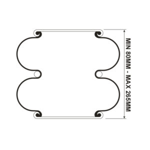AIRSPRING (ASK009) DOUBLE CONVOLUTED