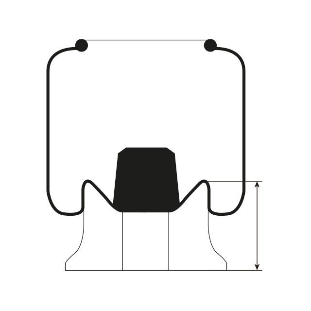 AIRSPRING ASSY (ASK007) PLASTIC PISTON GRANNING