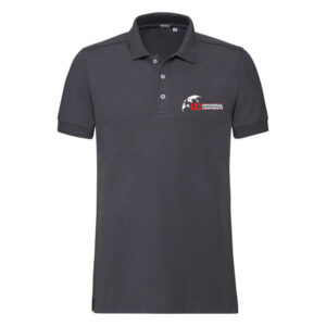 Russell Stretch Polo - Charcoal Grey Small