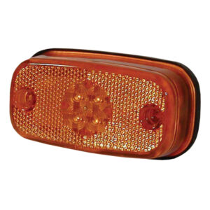 Amber LED Side Marker Lamp 24V