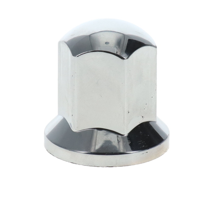 32MM LONG WHEEL NUT COVER PLASTIC CHROME - H 54mm