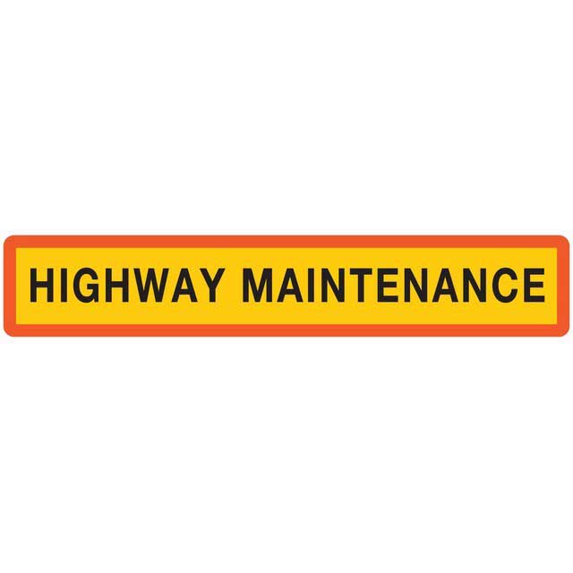 MARKER BOARD BSAU152 (TYPE4) SINGLE S/ADV HIGHWAY MAINTENANC