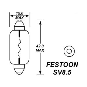 270 12V 18W BULB (H2016)