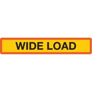 MARKER BOARD BSAU152 (TYPE 4) SINGLE YELLOW WIDE LOAD