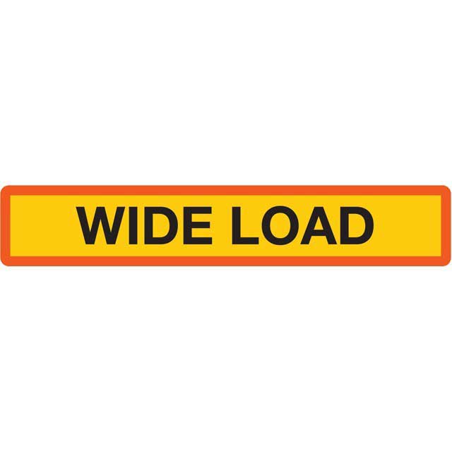 MARKER BOARD BSAU152 (TYPE 4) SINGLE YELLOW WIDE LOAD
