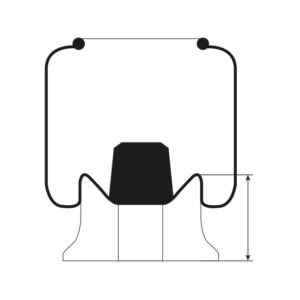 AIRSPRING ASSY (ASK020) PLASTIC PISTON BPW