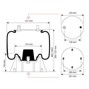 AIRSPRING ASSY (ASK050) WEWELER