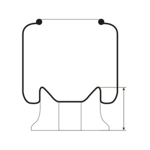 AIRSPRING (ASK231) STEEL PISTON SCANIA