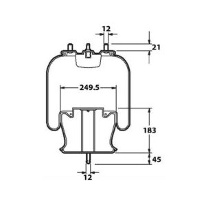 AIRSPRING (ASK231) STEEL PISTON SCANIA