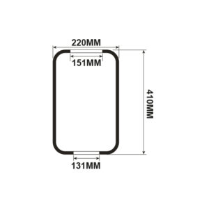 AIR SPRING DIAPHRAGM ONLY