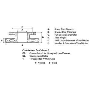 BRAKE DISC TO SUIT FORD