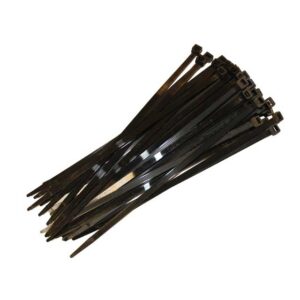 PKT 100 BLACK CABLE TIES 142 X 3.2MM