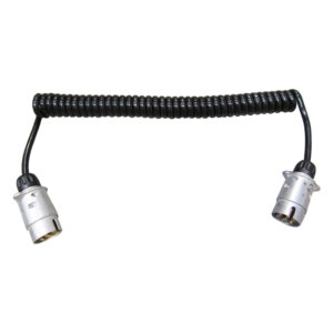 ECOFLEX ELECTRICAL COIL BLACK 7 PIN 12V C/W METAL PLUGS