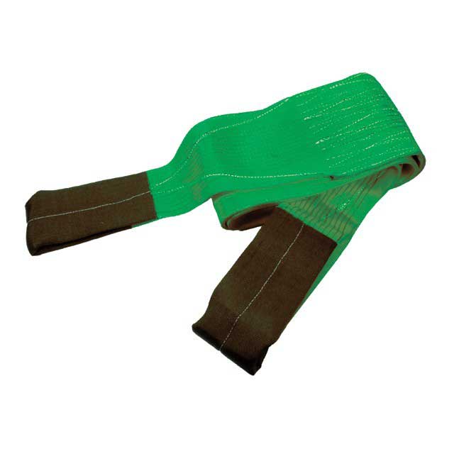 Flat Web Sling - 2 Tonne WLL - 60mm Webbing Width - Green - Duplex