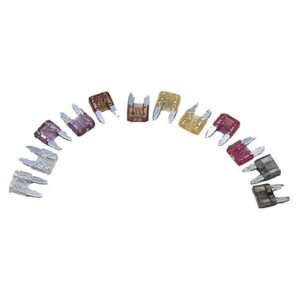 PKT10 MINI BLADE FUSE BLUE 15A