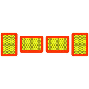 MARKER BOARD ECE70.01 (TYPE 8) SET OF 4 SELF ADHESIVE