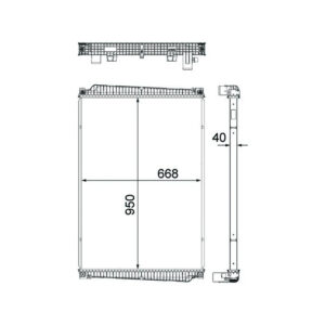 HELLA RADIATOR 8MK376755-391