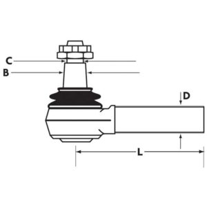 Track Rod End LH