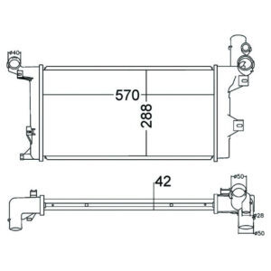MERCEDES RADIATOR 8MK376758-031