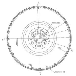 Flywheel to suit SCANIA