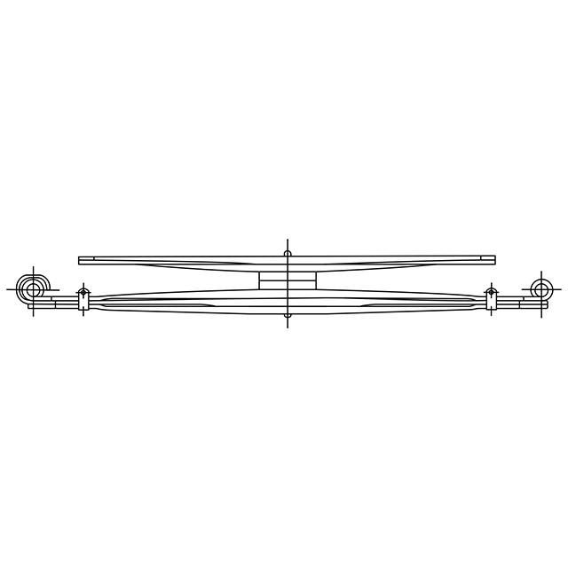 Leaf Spring Rear - 5 Leaf - To Suit SCANIA