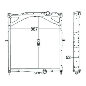 HELLA RADIATOR 8MK376774-791