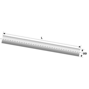 STRAIGHT GALV 6 INCH X 2M