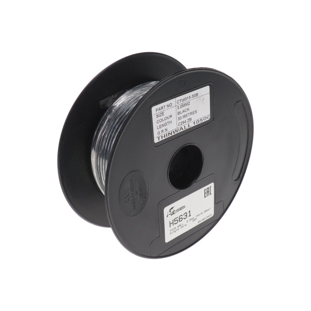 THIN WALL 3.0mm (44/0.30mm) BLACK Single Core 30M