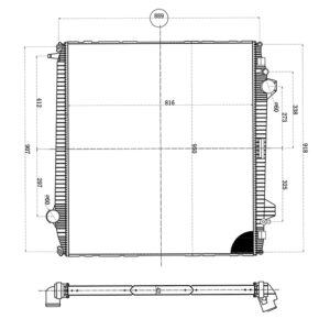 Radiator Core Only - To Suit MAN TGS Euro 6