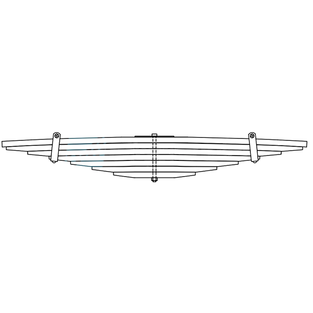 Front Twin Leaf Spring To Suit RENAULT Kerax