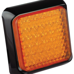 Square Indicator Lamp - Black Bracket