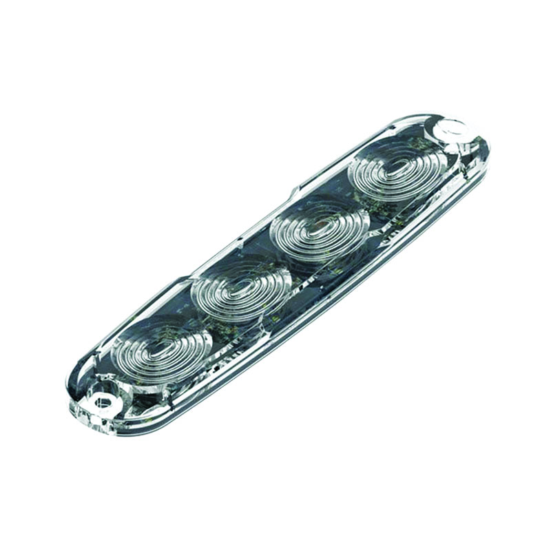 Low-Profile 4-LED Amber Warning Lamp