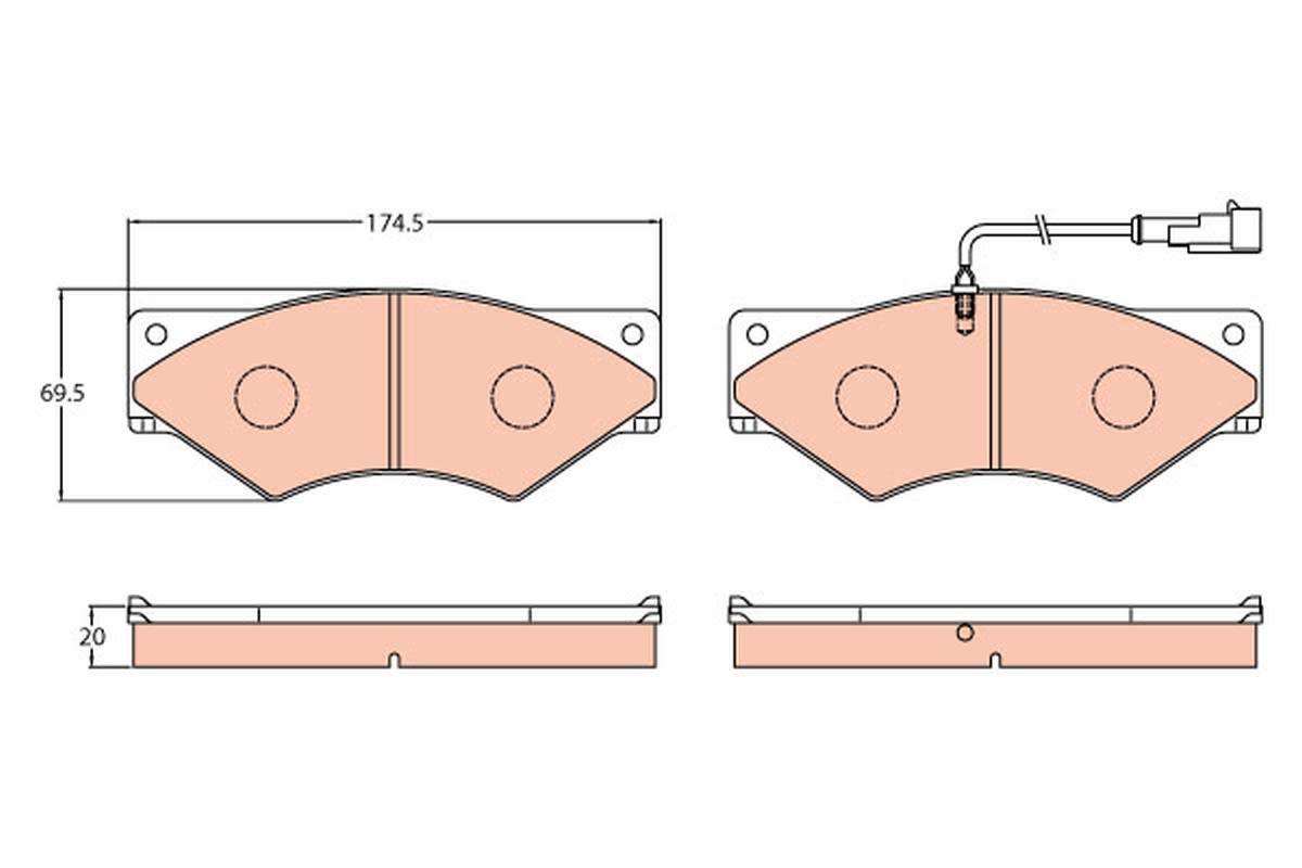 Brake Pad Set, disc brake