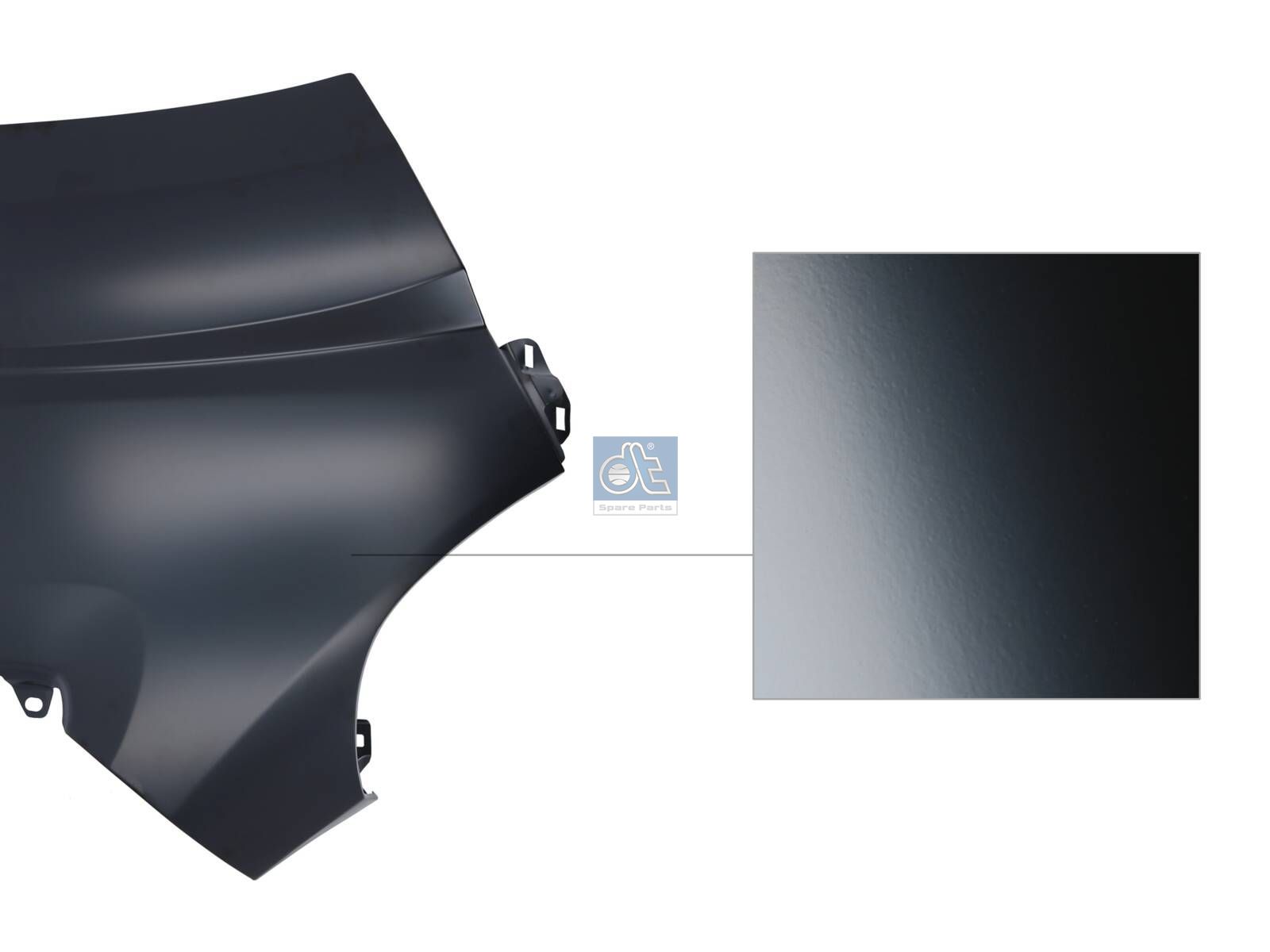 DT Spare Parts 12.80103 Fender, left