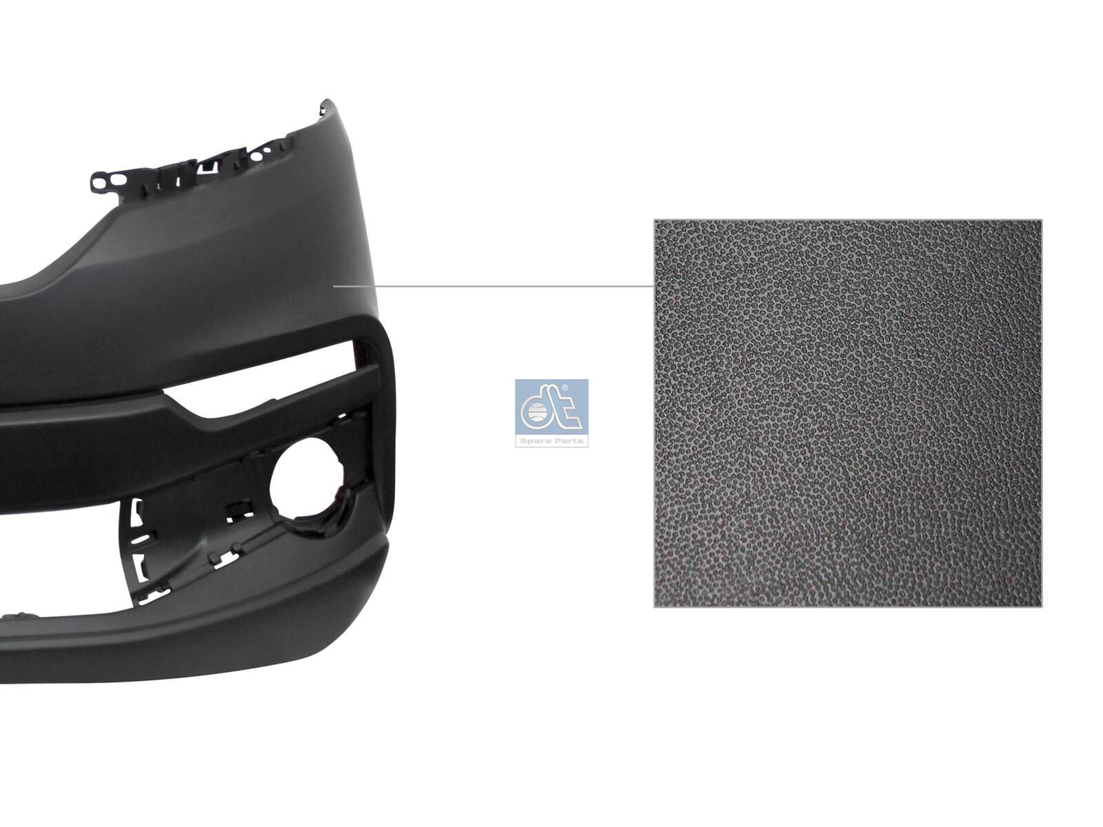 DT Spare Parts 12.81987 Bumper, front, primed