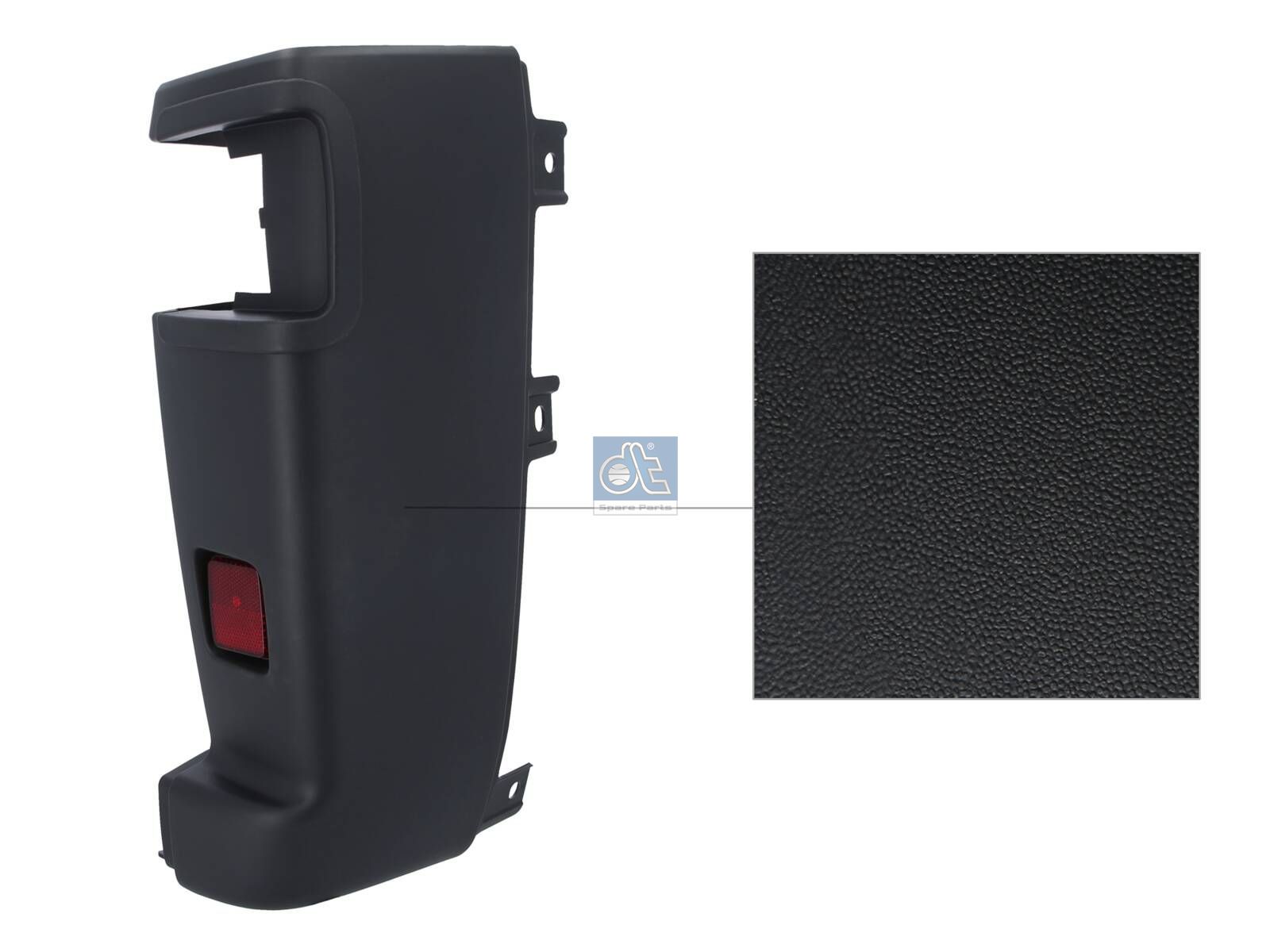 DT Spare Parts 12.82205 Bumper, rear, right