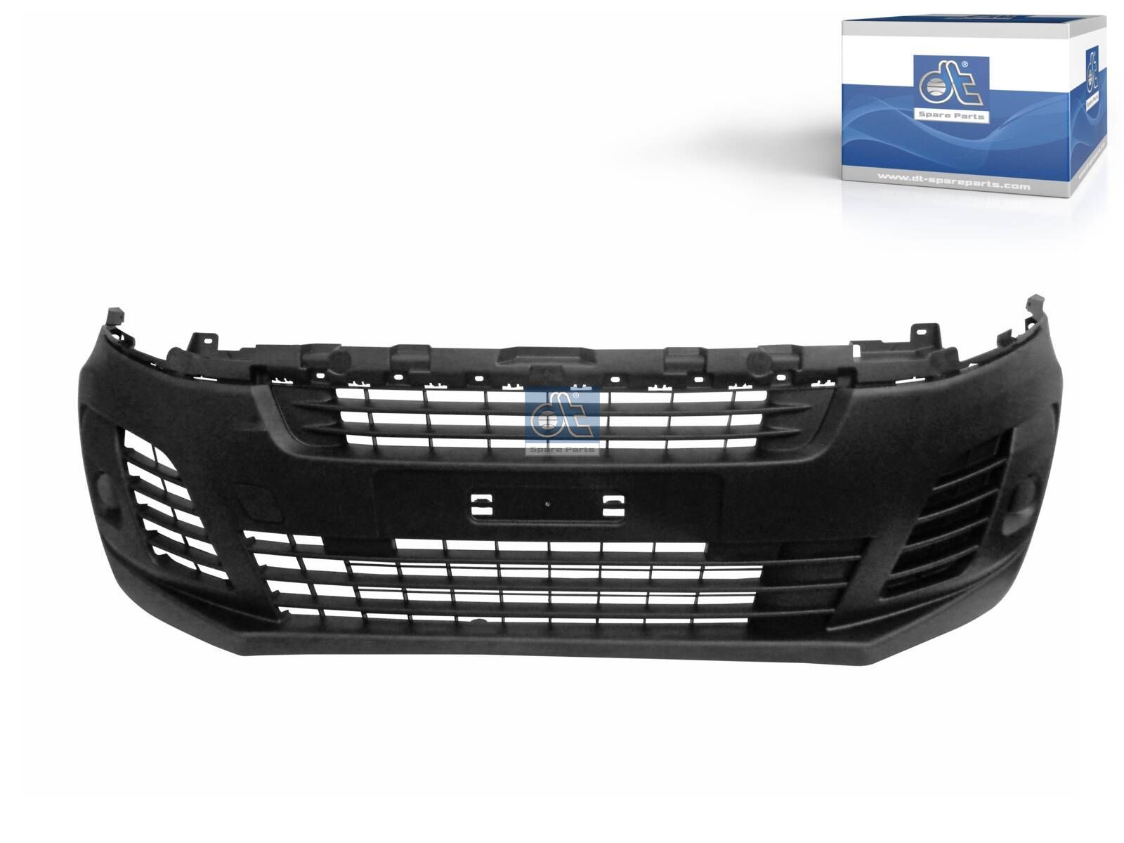 DT Spare Parts 12.82216 Bumper, front, black