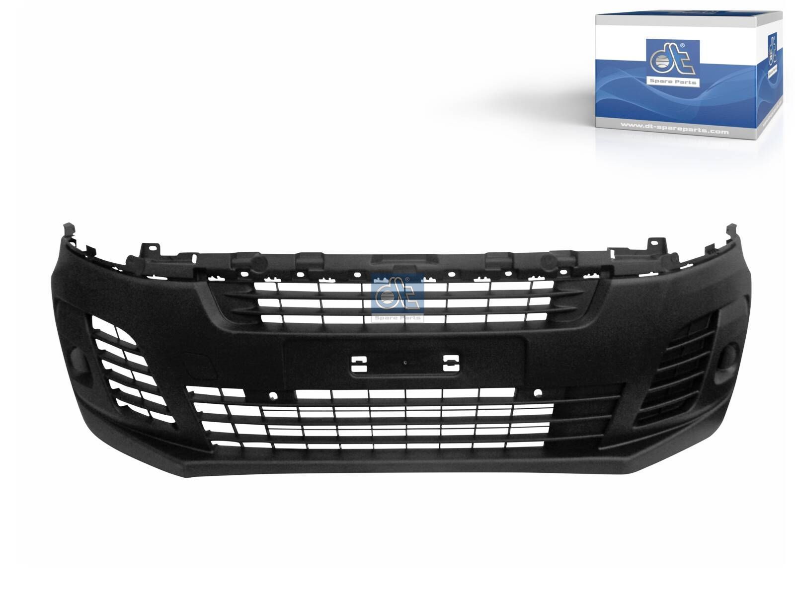 DT Spare Parts 12.82217 Bumper, front, black
