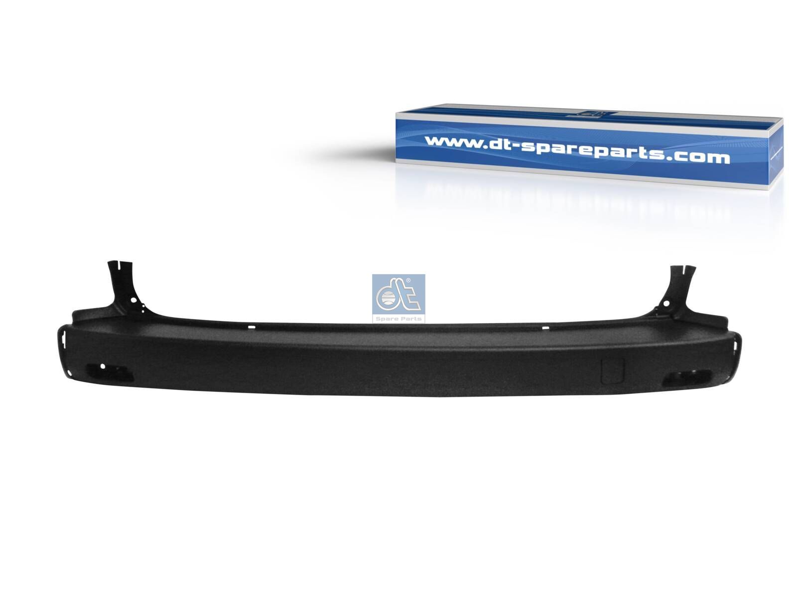 DT Spare Parts 12.82244 Bumper, rear, black