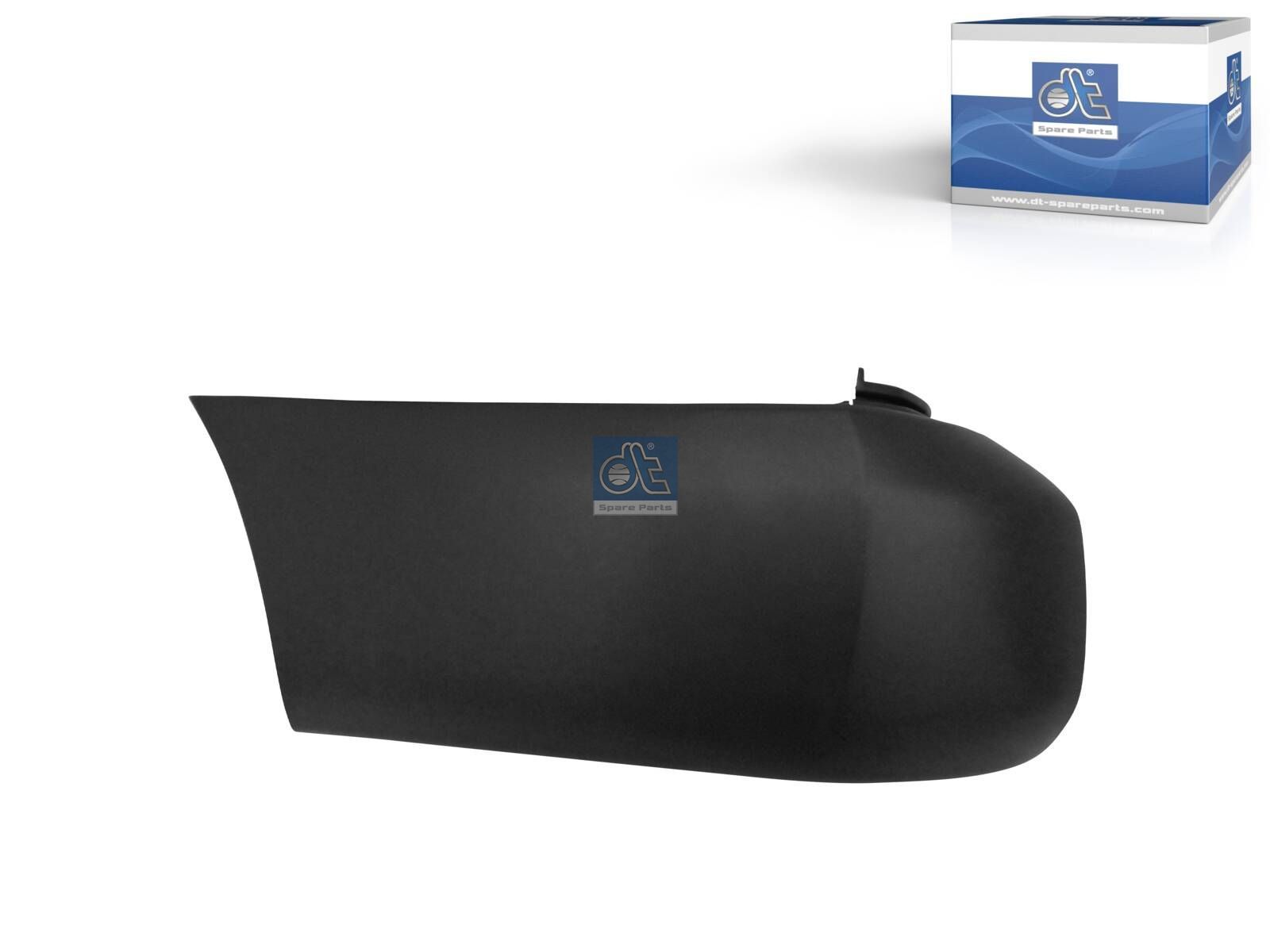 DT Spare Parts 12.82246 Bumper corner, rear, left, black