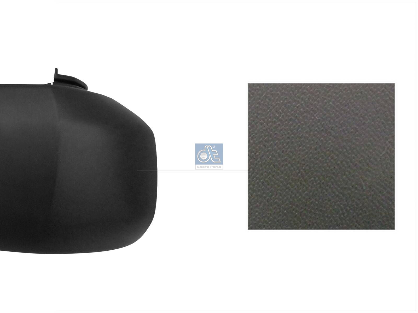 DT Spare Parts 12.82246 Bumper corner, rear, left, black