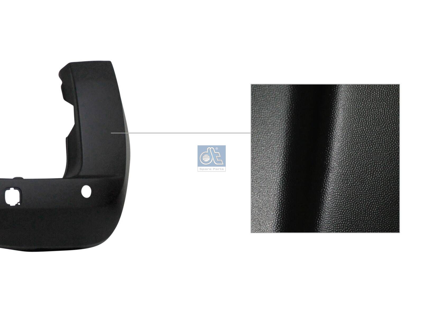 DT Spare Parts 12.82307 Bumper, rear, primed