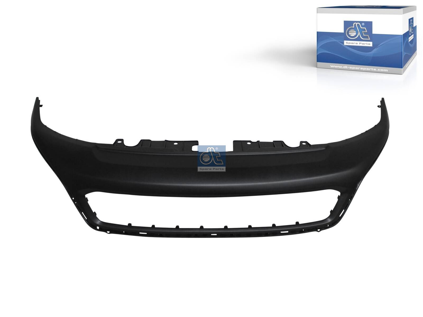 DT Spare Parts 12.82332 Bumper, front, black