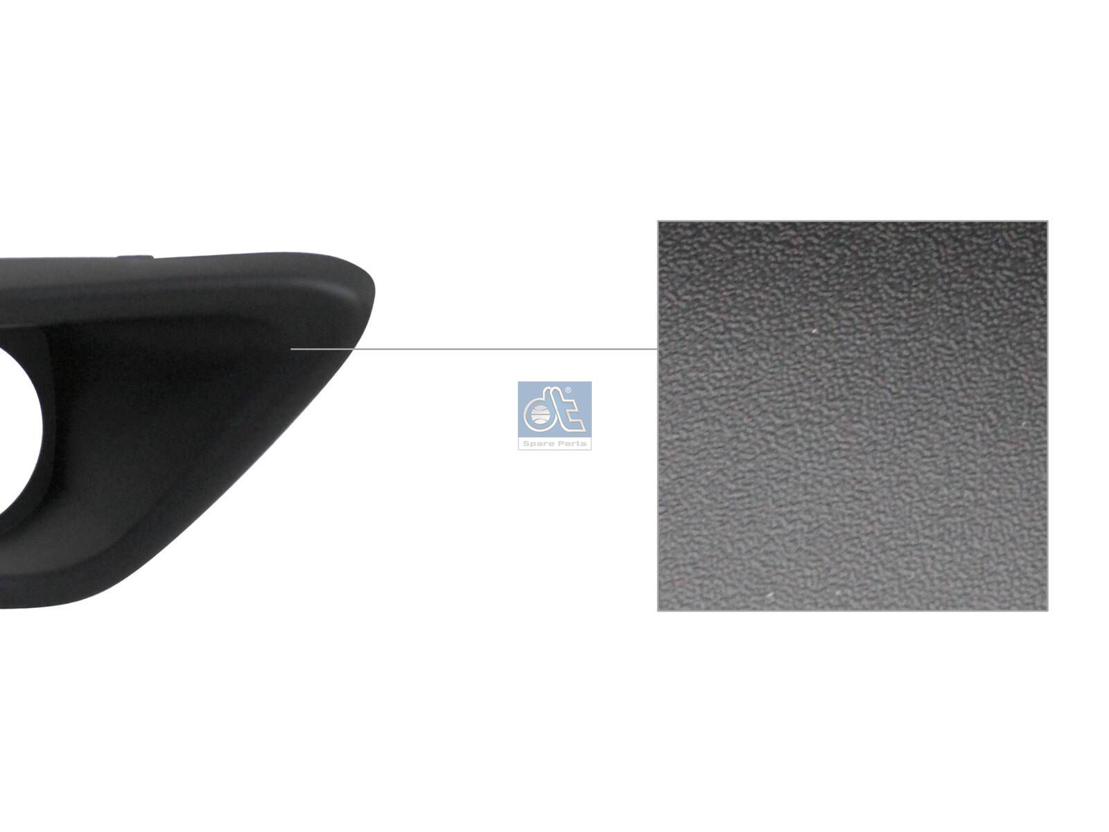 DT Spare Parts 12.82383 Cover, Bumper, front, right