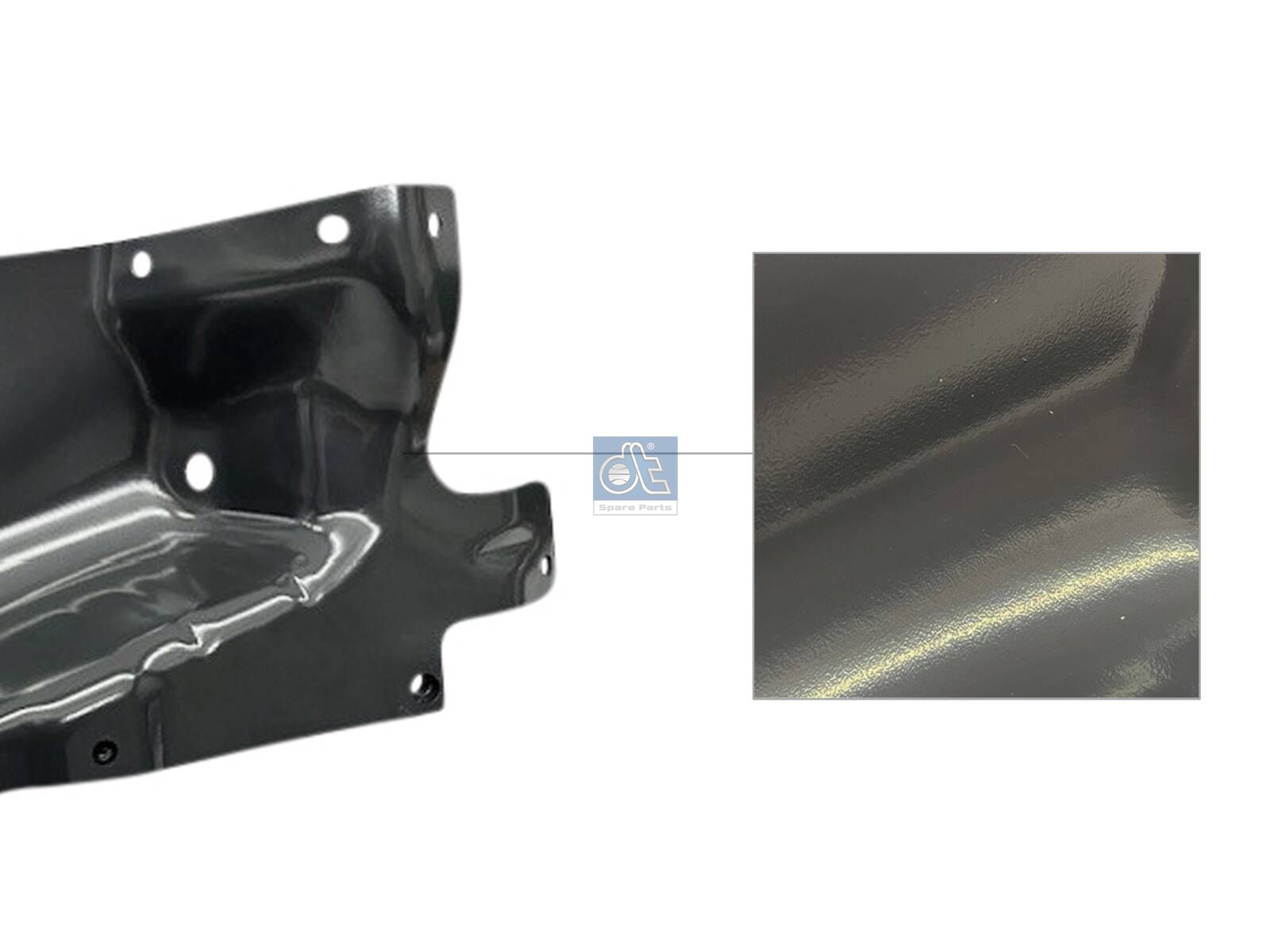 DT Spare Parts 1.00075 Console, step, step well case, left