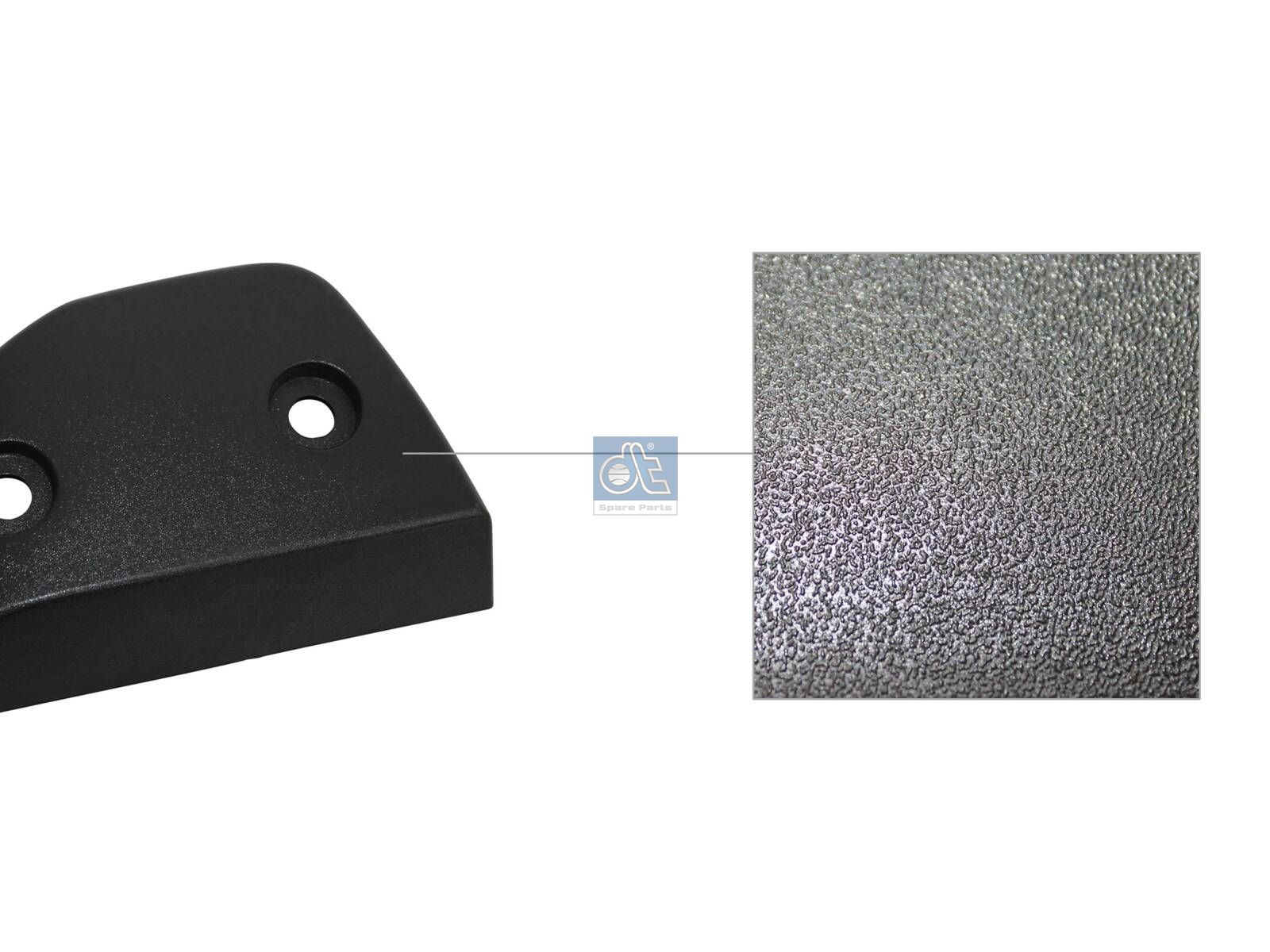 DT Spare Parts 1.00081 Cover, underrun guard, left